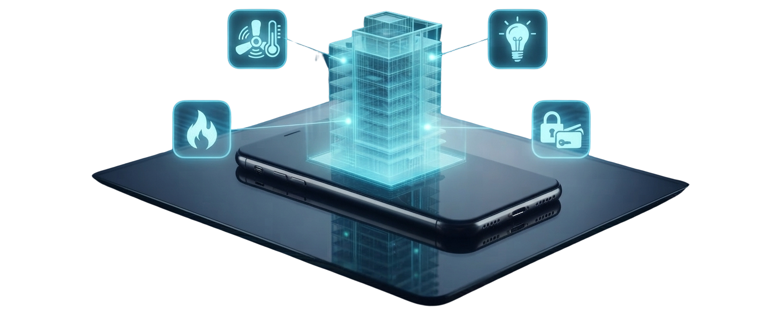 BACnet Central Hub integrating HVAC, lighting, fire safety and security